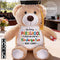 Kindergarten Here I Come Teddy Bear – Back to School Gift for Kids