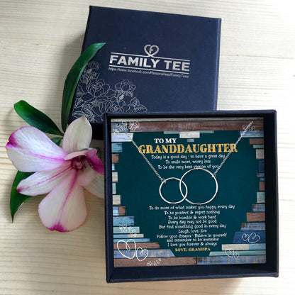I LOVE YOU FOREVER & ALWAYS  - NECKLACE FOR GRANDDAUGHTER