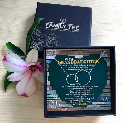 I LOVE YOU FOREVER & ALWAYS  - NECKLACE FOR GRANDDAUGHTER