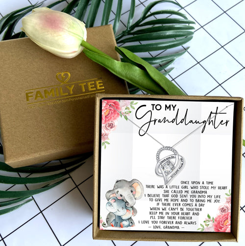 I LOVE YOU FOREVER AND ALWAYS - NECKLACE FOR GRANDDAUGHTER FROM GRANDMA