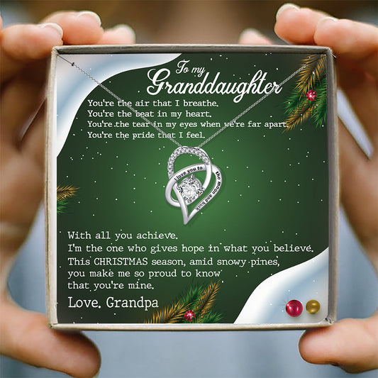 YOU'RE THE AIR THAT I BREATHE - NECKLACE FOR GRANDDAUGHTER