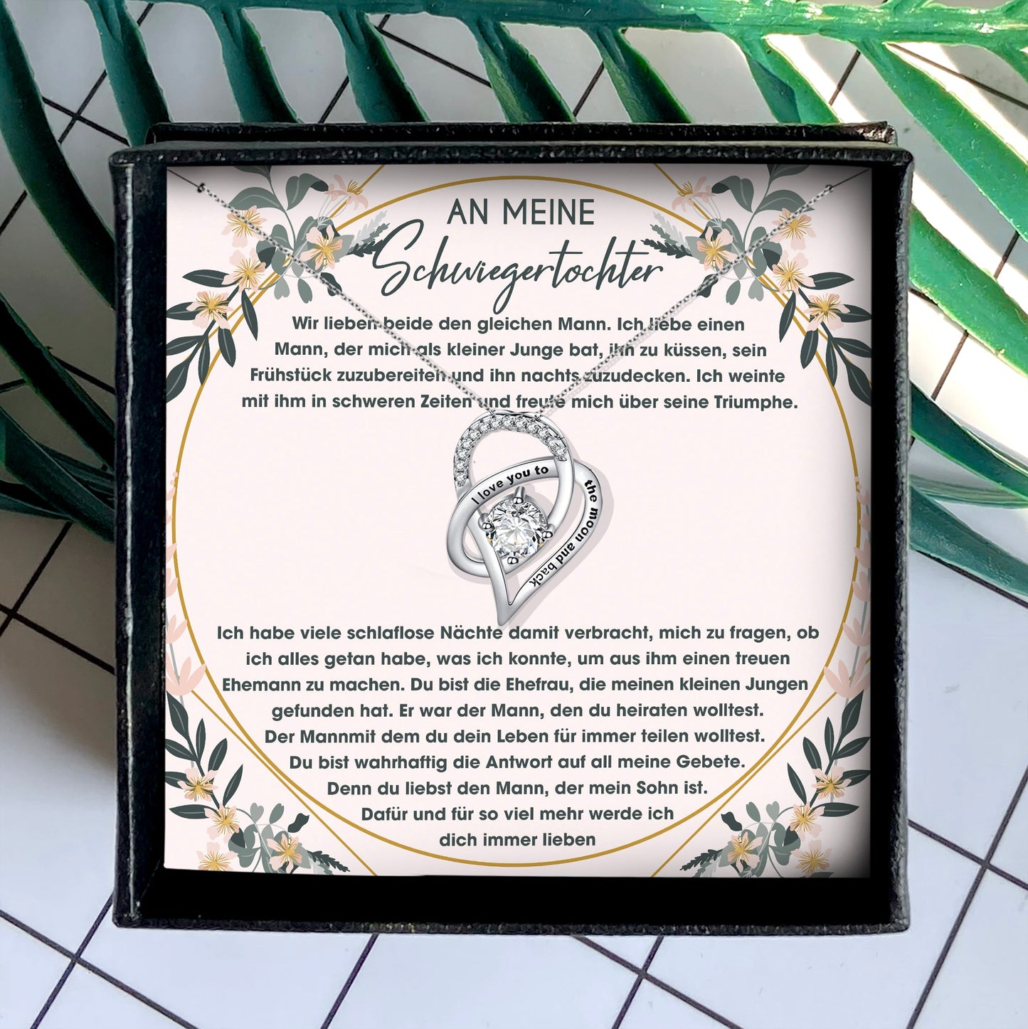 NECKLACE FOR DAUGHTER-IN-LAW FROM MOTHER-IN-LAW - GERMAN