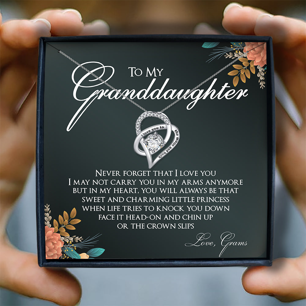 NEVER FORGET THAT I LOVE YOU - NECKLACE FOR GRANDDAUGHTER FROM GRAMS
