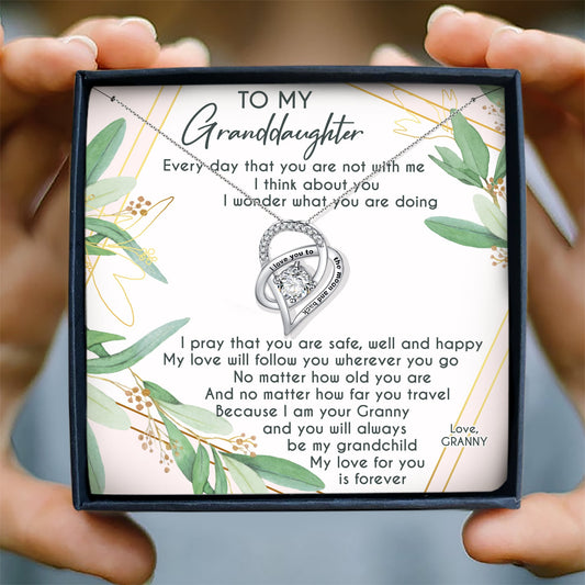 MY LOVE FOR YOU FOREVER - NECKLACE FOR GRANDDAUGHTER FROM GRANNY