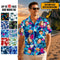 Custom Face Hawaiian Shirt, Personlized Photo Button-Up Shirts for Dad Men