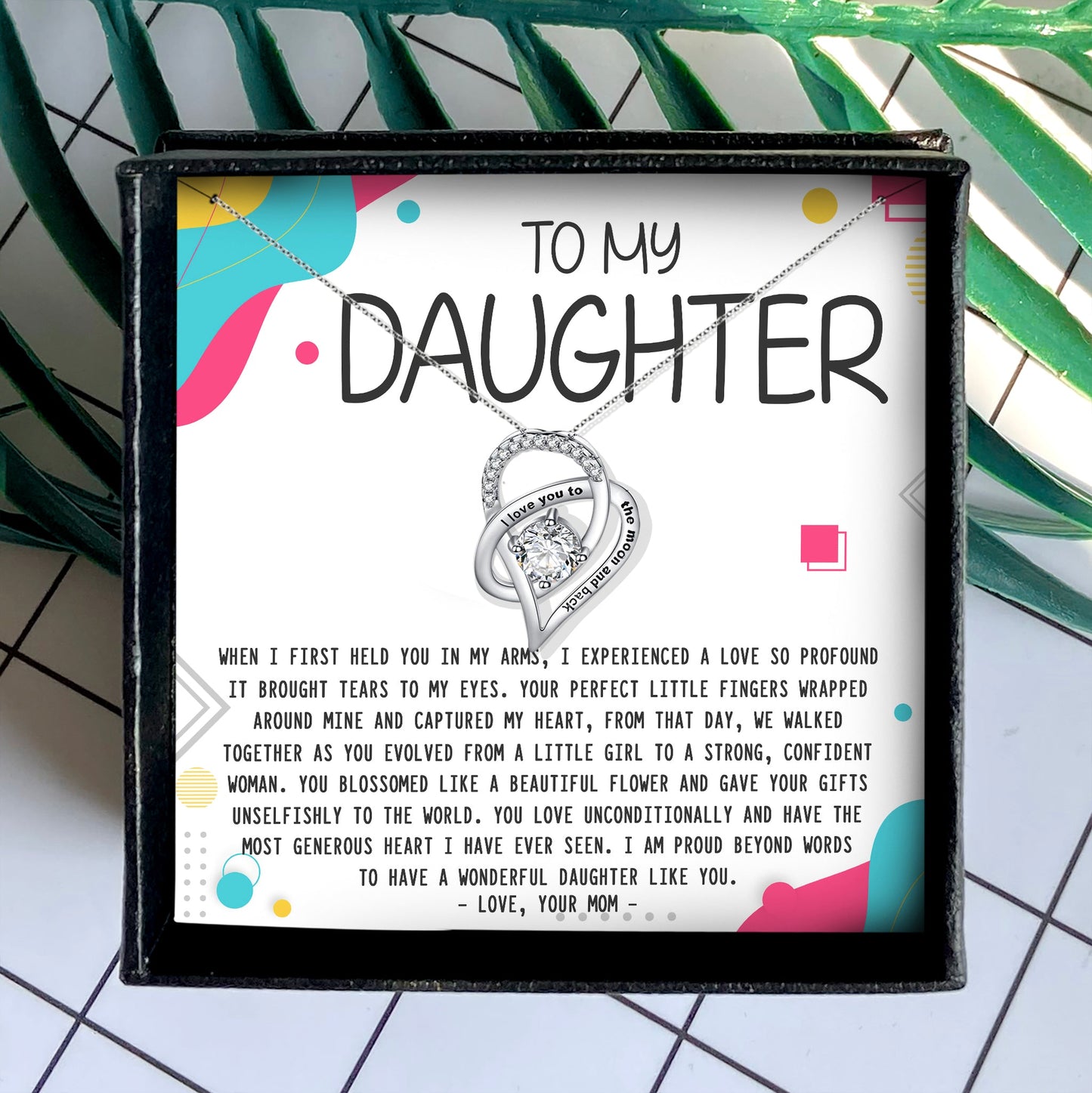 A WONDERFUL DAUGHTER LIKE YOU - NECKLACE FOR DAUGHTER FROM MOM