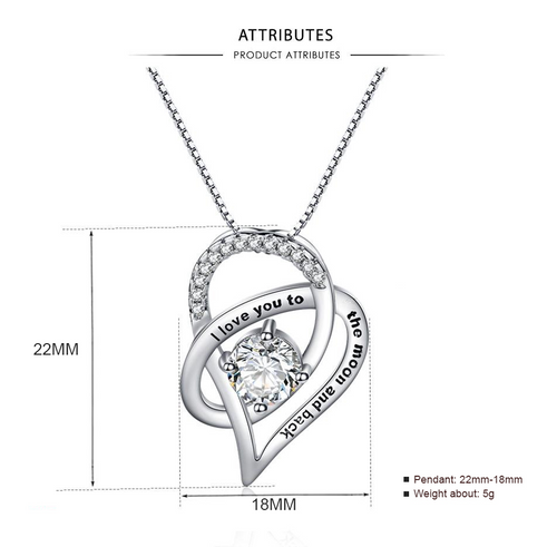 MY LOVE FOR YOU FOREVER - NECKLACE FOR GRANDDAUGHTER FROM MIMI