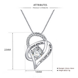 DEEP IN YOUR HEART - NECKLACE FOR GRANDDAUGHTER FROM GRANDMA