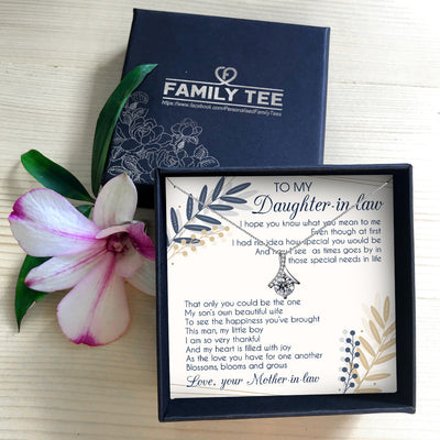 I HOPE YOU KNOW WHAT YOU MEAN TO ME - NECKLACE FOR DAUGHTER-IN-LAW