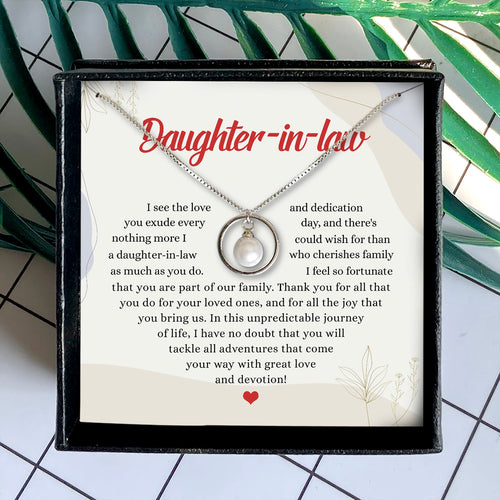 THANK YOU FOR ALL - NECKLACE FOR DAUGHTER-IN-LAW
