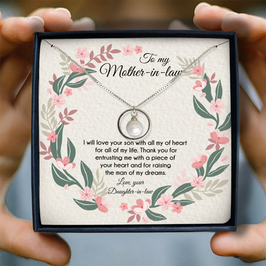 THANK YOU FOR ENTRUSTING ME - NECKLACE FOR MOTHER-IN-LAW