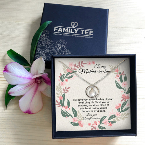 THANK YOU FOR ENTRUSTING ME - NECKLACE FOR MOTHER-IN-LAW