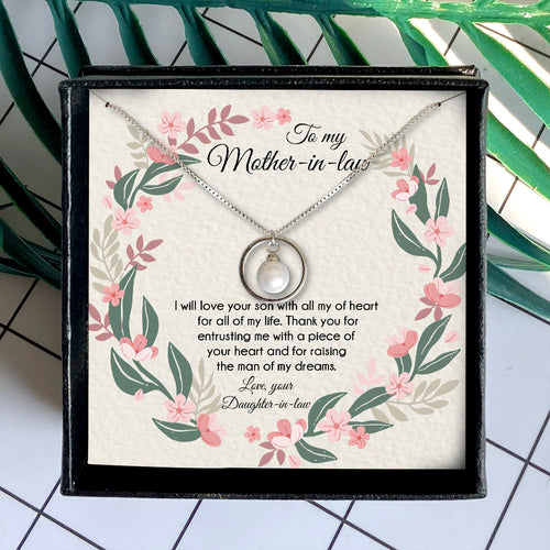 THANK YOU FOR ENTRUSTING ME - NECKLACE FOR MOTHER-IN-LAW