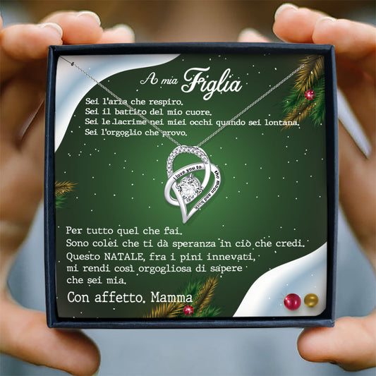 NECKLACE FOR DAUGHTER FROM MOM - ITALIAN