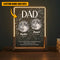 Moon Phase Dad Gift – Personalized Acrylic Plaque Light