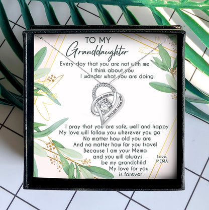 MY LOVE FOR YOU FOREVER - NECKLACE FOR GRANDDAUGHTER FROM MEMA