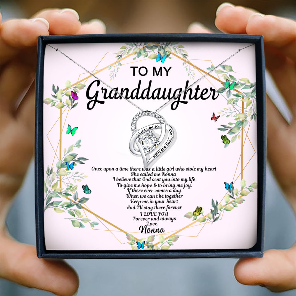 KEEP ME IN YOUR HEART - NECKLACE FOR GRANDDAUGHTER FROM NONNA