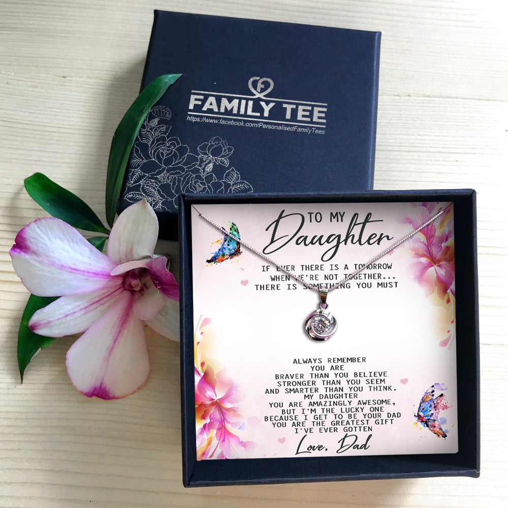 YOU ARE THE GREATEST GIFT  - NECKLACE FOR DAUGHTER FROM DAD