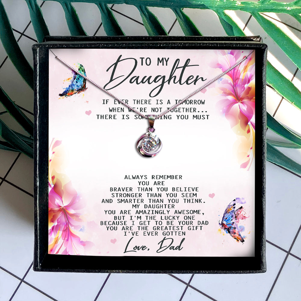 YOU ARE THE GREATEST GIFT  - NECKLACE FOR DAUGHTER FROM DAD