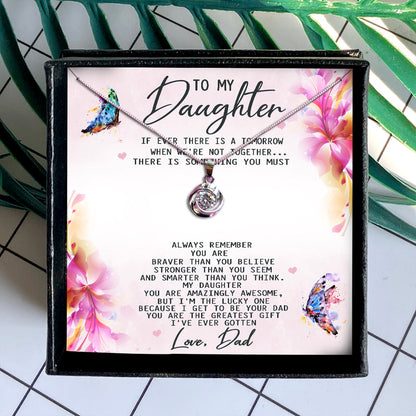 YOU ARE THE GREATEST GIFT  - NECKLACE FOR DAUGHTER FROM DAD