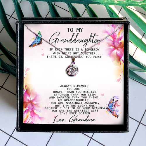 YOU ARE THE GREATEST GIFT  - NECKLACE FOR GRANDDAUGHTER FROM GRANDMA