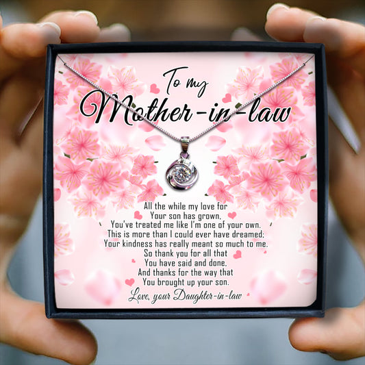 SO THANK YOU FOR ALL THAT  - NECKLACE FOR MOTHER-IN-LAW FROM DAUGHTER-IN-LAW