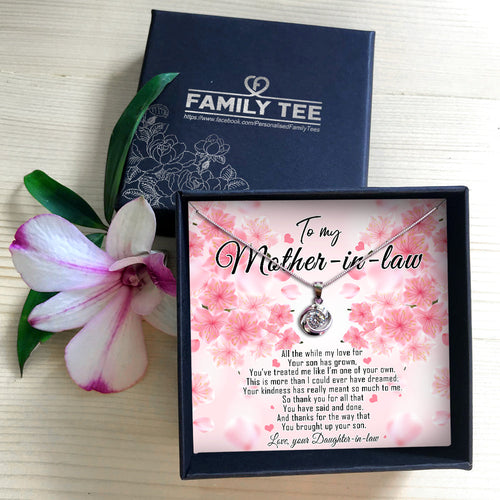 SO THANK YOU FOR ALL THAT  - NECKLACE FOR MOTHER-IN-LAW FROM DAUGHTER-IN-LAW