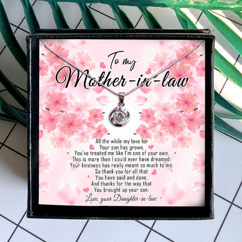 SO THANK YOU FOR ALL THAT  - NECKLACE FOR MOTHER-IN-LAW FROM DAUGHTER-IN-LAW
