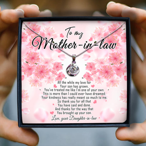 SO THANK YOU FOR ALL THAT  - NECKLACE FOR MOTHER-IN-LAW FROM DAUGHTER-IN-LAW