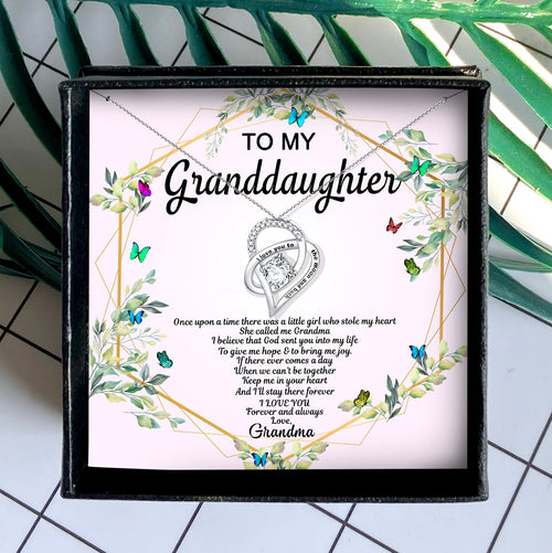 KEEP ME IN YOUR HEART - NECKLACE FOR GRANDDAUGHTER FROM GRANDMA