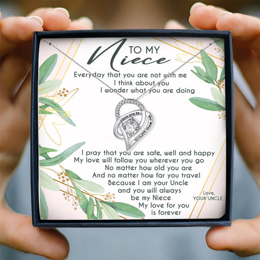 PRAY THAT YOU ARE SAFE, WELL AND HAPPY - NECKLACE FOR NIECE