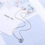 ALWAYS REMEMBER HOW MUCH I LOVE YOU - CRYSTAL CLAVICLE NECKLACE FOR DAUGHTER
