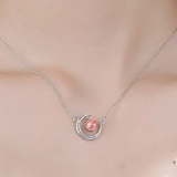 ALWAYS REMEMBER HOW MUCH I LOVE YOU - CRYSTAL CLAVICLE NECKLACE FOR DAUGHTER