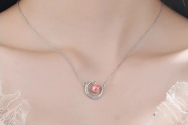 CAN'T STOP ME FROM LOVING YOU - CRYSTAL CLAVICLE NECKLACE FOR WIFE