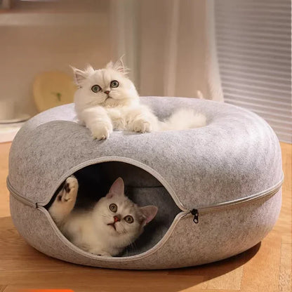 Meow Bed™ - Donut Kitten Bed