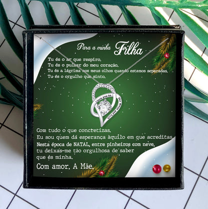 NECKLACE FOR DAUGHTER FROM MOM - PORTUGUESE