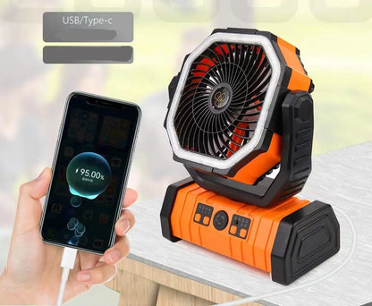 PowerVent ™ Portable Camping Adventure Fan