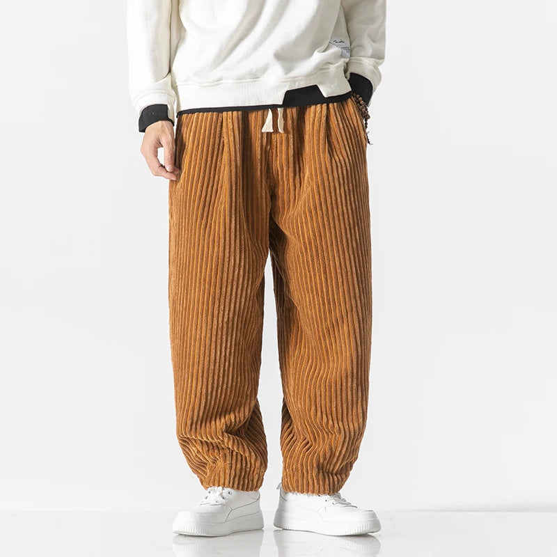 Harajuku Thickened Corduroy Pants