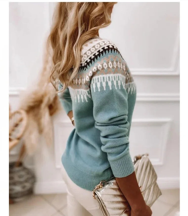 Nova™ Patterned Knit Sweater