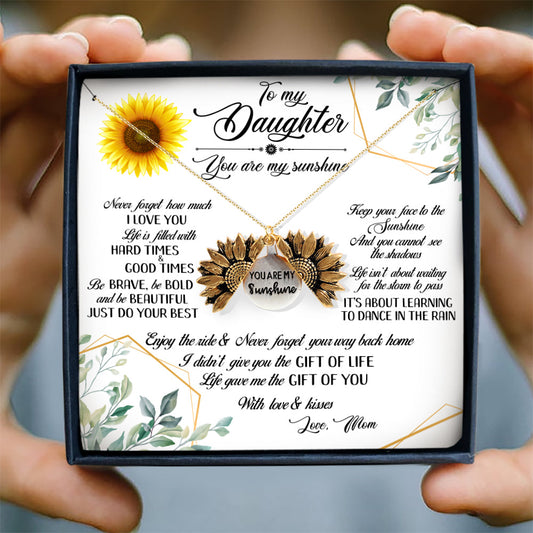 NEVER FORGET HOW MUCH I LOVE YOU - NECKLACE FOR DAUGHTER