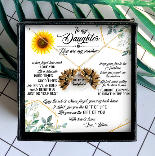 NEVER FORGET HOW MUCH I LOVE YOU - NECKLACE FOR DAUGHTER
