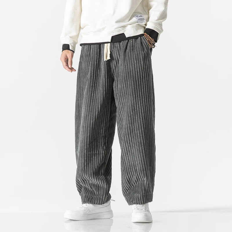 Harajuku Thickened Corduroy Pants