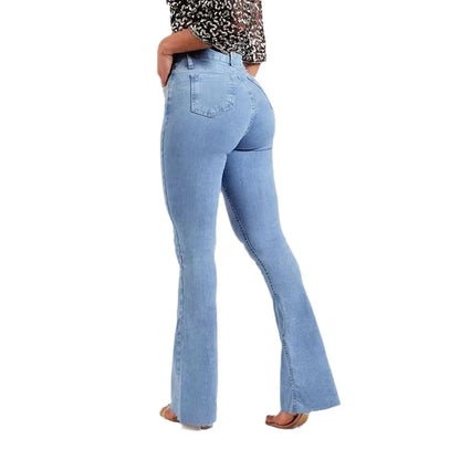 Tummy Control Ultra High Rise Stretch Flare Jean👖