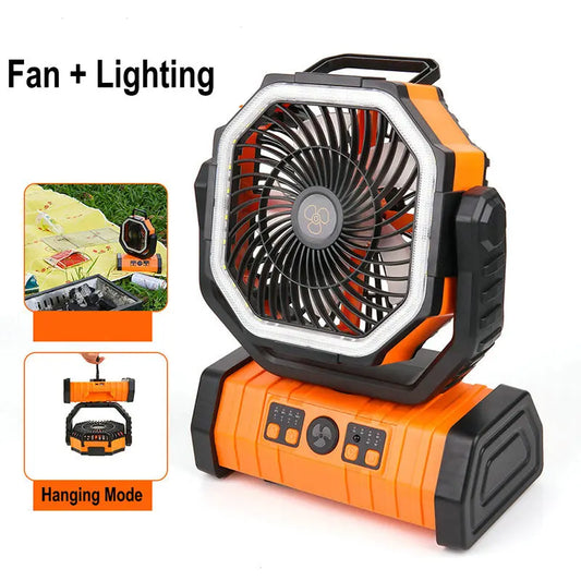 PowerVent ™ Portable Camping Adventure Fan