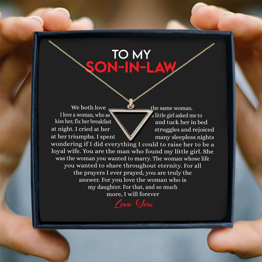 I WILL FOREVER LOVE YOU - NECKLACE FOR SON-IN-LAW