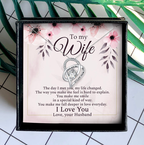 MY LIFE CHANGED - NECKLACE FOR WIFE FROM HUSBAND