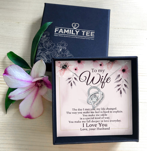 MY LIFE CHANGED - NECKLACE FOR WIFE FROM HUSBAND