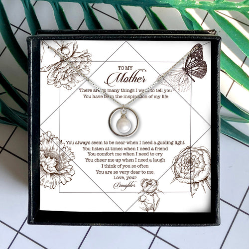 YOU ARE SO VERY DEAR TO ME - NECKLACE FOR MOTHER FROM DAUGHTER