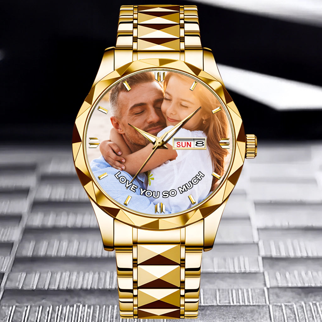 Personalized Photo & Text Custom Watch | Perfect Gift for Friend, Family