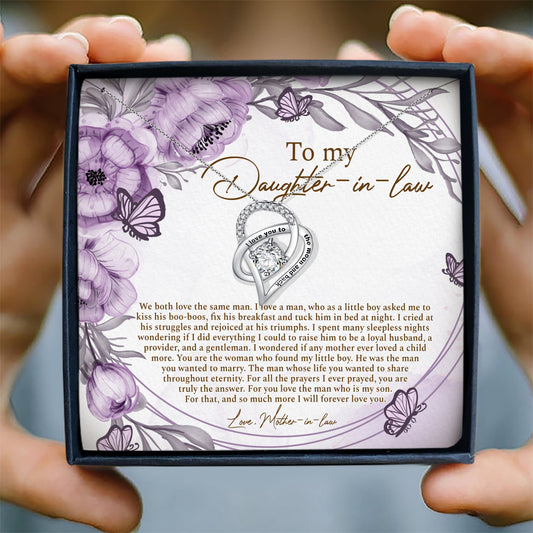 I WILL FOREVER LOVE YOU - NECKLACE FOR DAUGHTER-IN-LAW